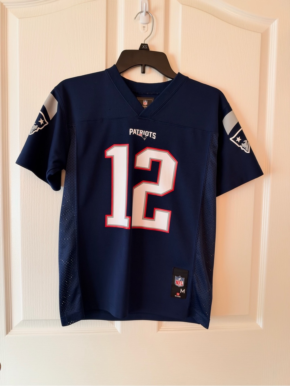 NFL Patriots Navy #12 Brady Football Jersey